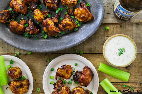 Finger Lickin Good BBQ Cauliflower Wings Finger Lickin' Good BBQ Cauliflower Wings