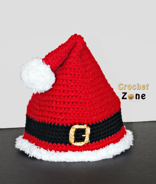 Santa Hat AllFreeCrochet.com