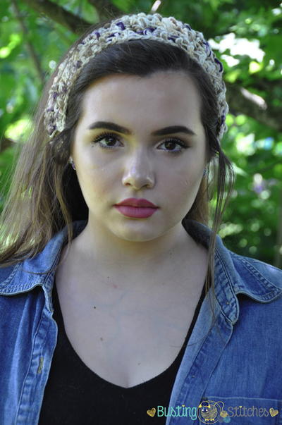 Flower Texture Headband Flower Texture Headband