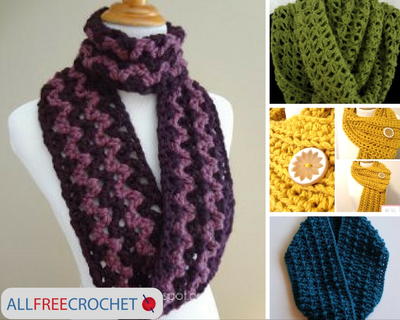 19 Quick and Easy Crochet Scarves