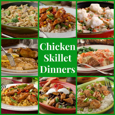 Stovetop Recipes: 14 Chicken Skillet Dinners