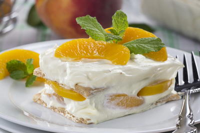 Peachy Keen Icebox Cake