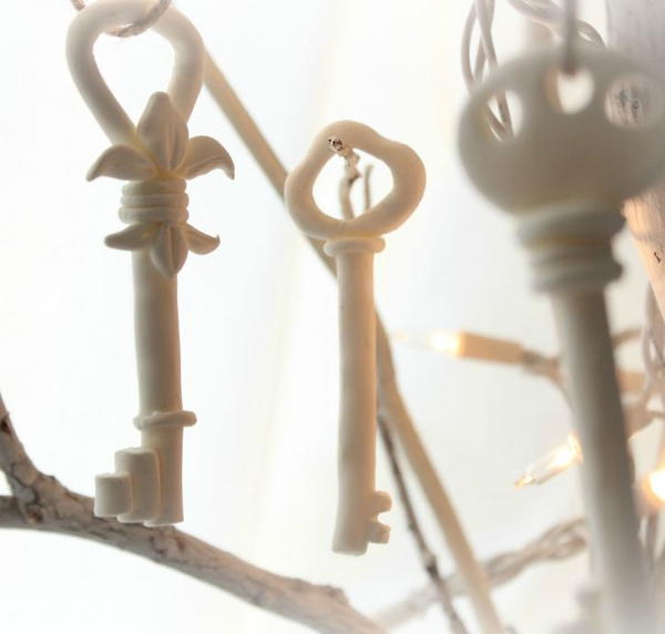 Clay Skeleton Key Ornament Craft Clay Skeleton Key Ornament Craft