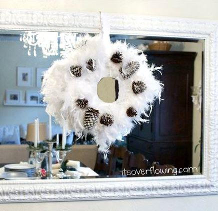 Festive Feather DIY Christmas Wreath Festive Feather DIY Christmas Wreath