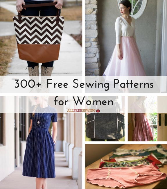 300+ Free Sewing Patterns for Women