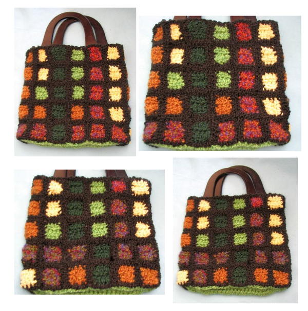 Country Squares Homespun Purse Country Squares Homespun Purse