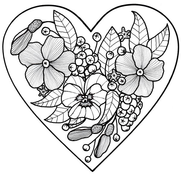 All My Love Adult Coloring Page All My Love Adult Coloring Page