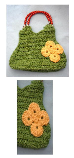 Simply Green Homespun Purse Simply Green Homespun Purse