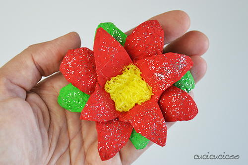 Egg Carton Poinsettias Egg Carton Poinsettias