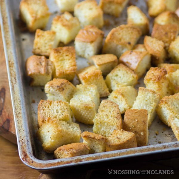 Leftover Bread Croutons Leftover Bread Croutons