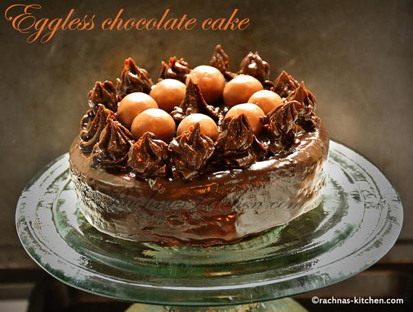 Eggless Chocolate Cake Recipe Eggless Chocolate Cake Recipe