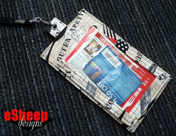 Shopping List and Coupon Holder Tutorial