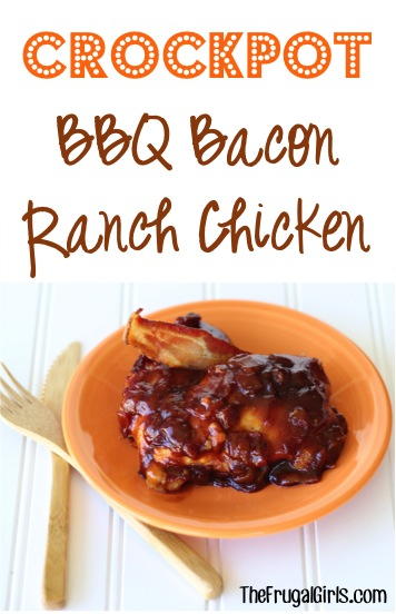 Slow Cooker BBQ Bacon Ranch Chicken Recipe