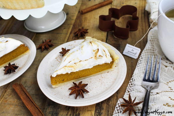 Vegan Pumpkin Meringue Pie Vegan Pumpkin Meringue Pie