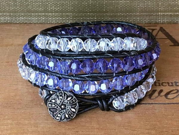 Ombre Beaded Wrap Bracelet Ombre Beaded Wrap Bracelet