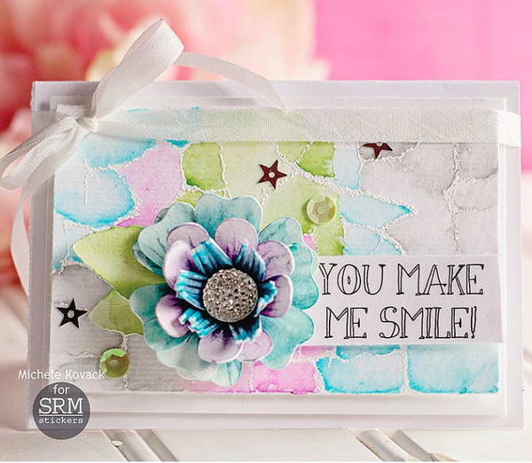 You Make Me Smile Handmade Card You Make Me Smile Handmade Card