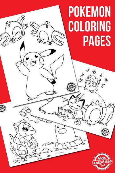 Pokemon Coloring Pages Pokemon Coloring Pages