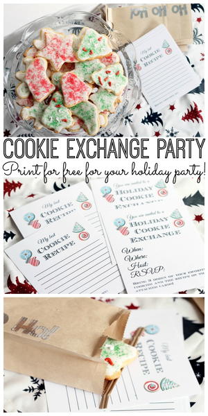 Cookie Exchange Party Free Printables Cookie Exchange Party Free Printables