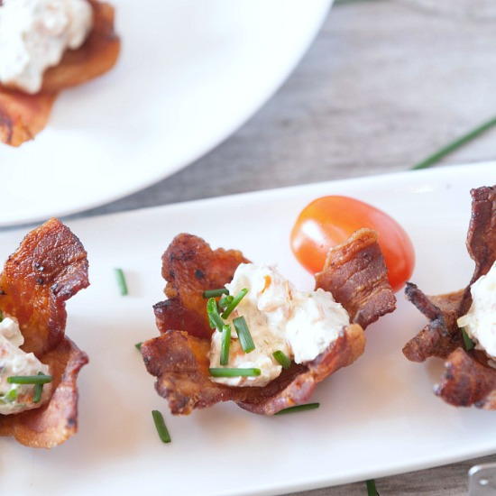 Low Carb Bacon Salad Cups Low Carb Bacon Salad Cups