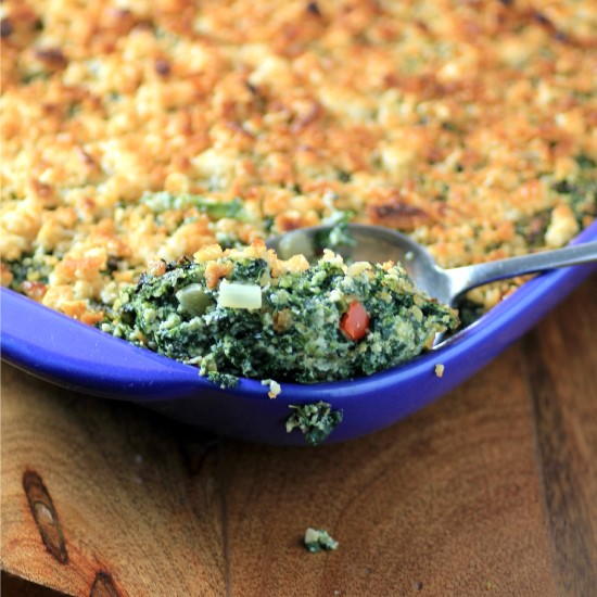 Comfort Spinach Egg Casserole