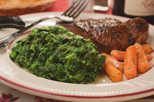 Steakhouse Creamed Spinach Steakhouse Creamed Spinach