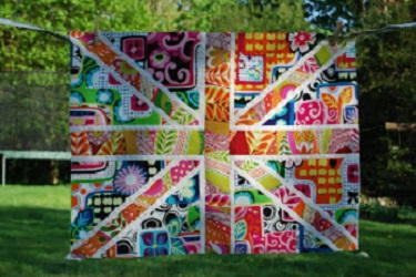 Union Jack Quilt Block Union Jack Quilt Block