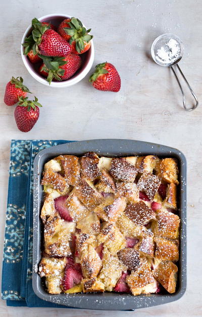Strawberry Cream Cheese French Toast Casserole Strawberry Cream Cheese French Toast Casserole