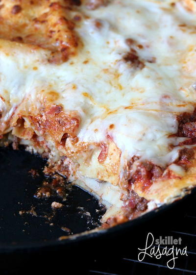 Family-Favorite Skillet Lasagna Recipe Family-Favorite Skillet Lasagna Recipe