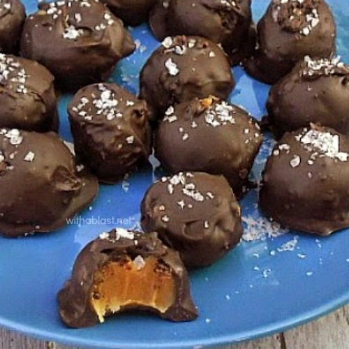Salted Caramel Truffles Salted Caramel Truffles