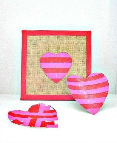 Easy Duct Tape Heart