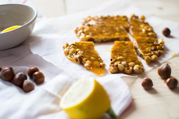 Homemade Hazelnut Brittle Homemade Hazelnut Brittle