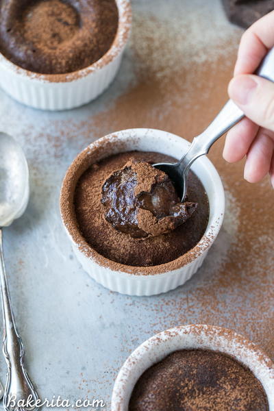 Paleo Chocolate Melting Cake Paleo Chocolate Melting Cake