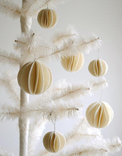 Elegant Snowball DIY Ornaments