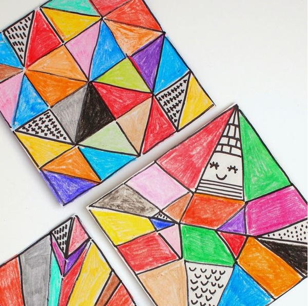 Origami Abstract Art for Kids Origami Abstract Art for Kids