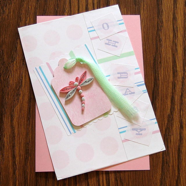 Oh Baby Cute Quilled Card Idea Oh Baby Cute Quilled Card Idea