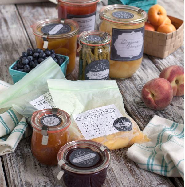 Freezer and Canning Printable Chalkboard Labels Freezer and Canning Printable Chalkboard Labels