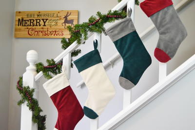 Cuffed Christmas Stocking Cuffed Christmas Stocking