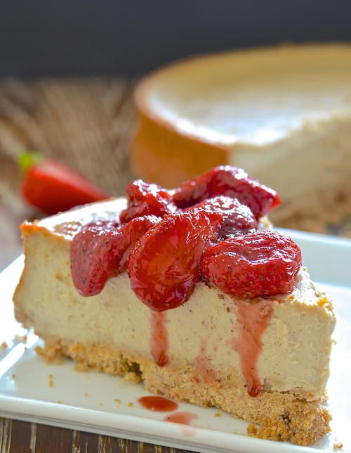 Vegan Baked New York Cheesecake Vegan Baked New York Cheesecake