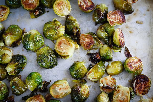Honey Garlic Roasted Brussels Sprouts Honey Garlic Roasted Brussels Sprouts