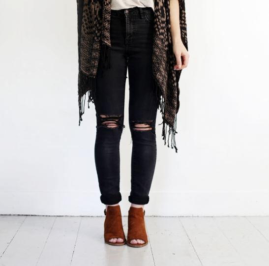 FoolProof DIY Distressed Jeans