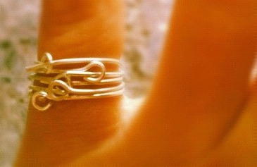 Stackable Wire Rings Stackable Wire Rings