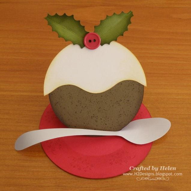 Christmas Pudding Card Christmas Pudding Card