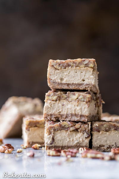 Pecan Praline Cheesecake Bars Pecan Praline Cheesecake Bars