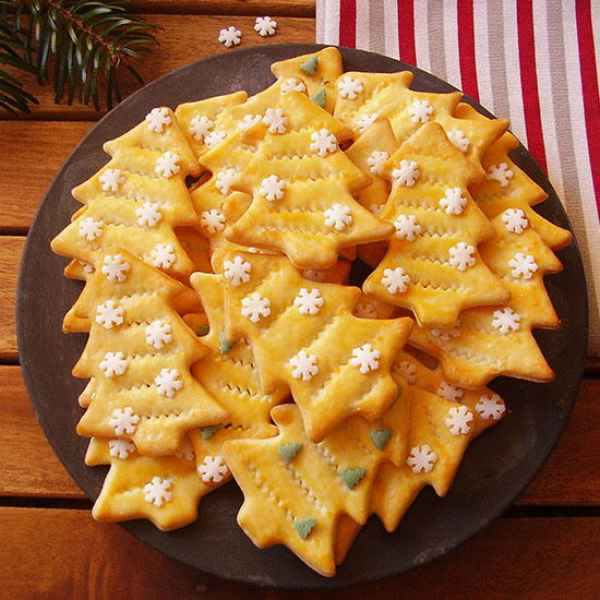 Christmas Tree Cutout Cookies Christmas Tree Cutout Cookies