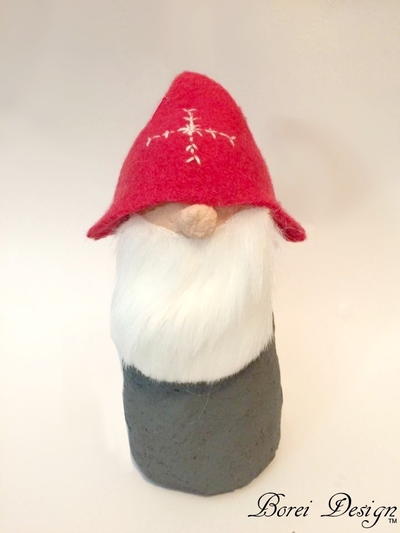 How To Make A Recycled Paper Mache Christmas Tomte or Elf