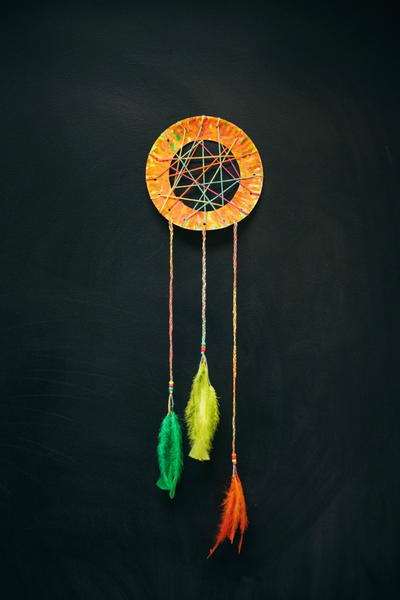 Dollar Store DIY Dream Catcher Dollar Store DIY Dream Catcher