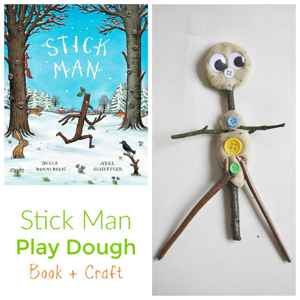 Stick Man Craft and Play Dough Stick Man Craft and Play Dough