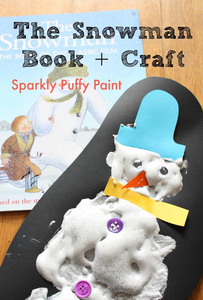 Sparkly Puffy Paint Snowman Sparkly Puffy Paint Snowman
