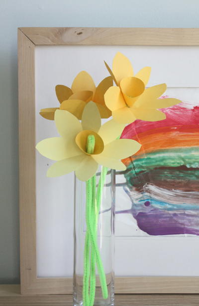 Paper Spring Daffodils Paper Spring Daffodils