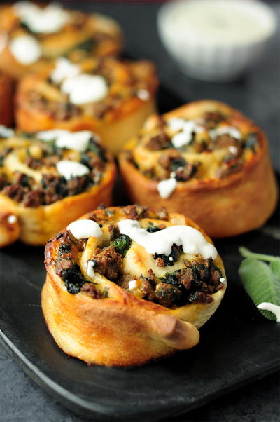 Beef Sticky Buns Beef Sticky Buns